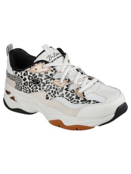 SKECHERS - D'LITES 4.0 Natural White Sneakers