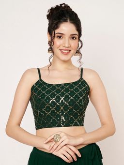 Studio Rasa - Georgette Embroidered Readymade Blouse