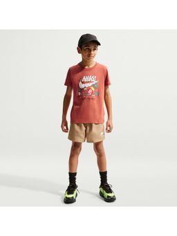 Nike - Sportswear Nsw Boxy Rest Kids Orange T-Shirt
