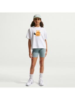Nike - Sportswear Nsw Boxy Bear Kids White T-Shirt