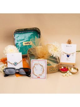 Salty - Premium Perfect Pair Rakhi Gift Box for Bhaiya and Bhabhi