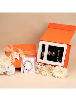 Salty - Luxury Signature Sparkle Rakhi Gift Box for Sister