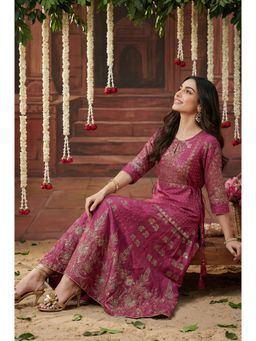 W - Pink Floral Dress