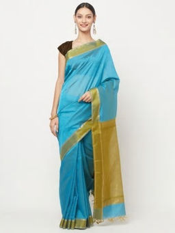 Fabindia - Cotton Silk Maheswhwari Woven Sari