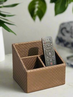 Mason Home - Braided Remote Holder Brown