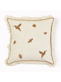 Life n Colors - Echo Chinoiserie Cushion Cover - Embroidered Fray Style