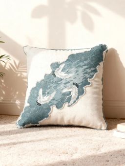 Life n Colors - Graceful Cranes Cushion Cover