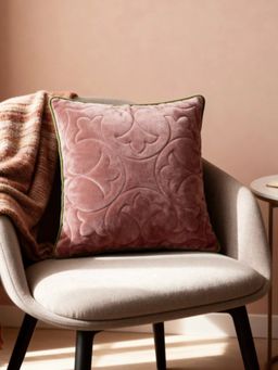 Life n Colors - Gulabi bagh Cushion Cover