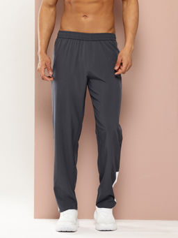 TURNFIT - Charcoal Lightweight Running Track Pant with Contrast Panel