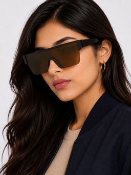 Twenty Dresses by Nykaa Fashion - Uv Protected Lens Brown Sunglasses