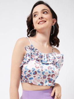 Magre - Satin Printed Top