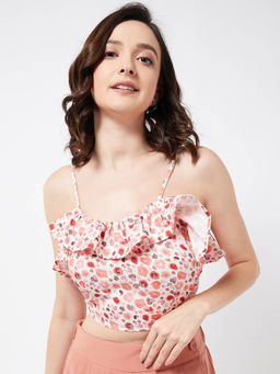 Magre - Satin Printed Top