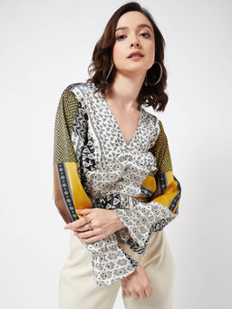 Magre - Printed Crop Top