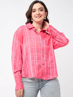 Magre - Pink Full Sleeve Shirt