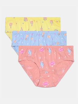 Jockey Juniors - SG01 Girls Cotton Panty Multi-Color (Pack of 3)
