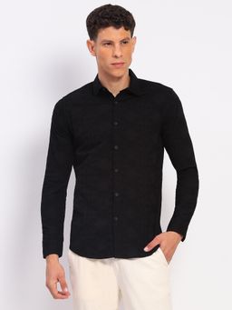 Global Republic - Cotton Embroidered Spread Collar Shirt