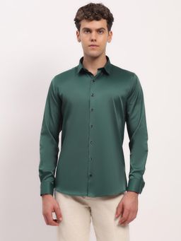 Global Republic - Satin Blend Solid Shirt