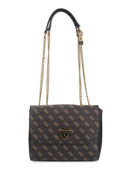 Guess - Cordelia Logo Cnvrtbl Xbdy Flp Brown Sling And Cross Bags