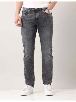 AD By Arvind - Slim Fit Mid Rise Grey Jeans