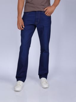 Wrangler - Men Blue Millard Comfort Fit Mid Rise Jeans