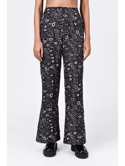 Genes Lecoanet Hemant - Slim Fit Boot Cut Trousers with Bone Pockets