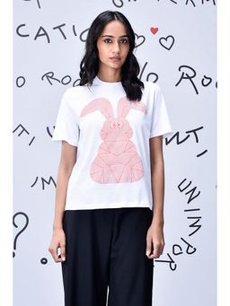 Genes Lecoanet Hemant - Scribble Text T-Shirt -White