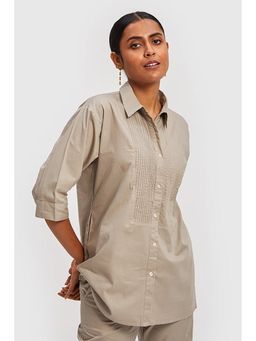 Reistor - All In One Shirt In Ecru