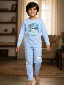 Napchief - Kids Tom and Jerry Co-Ord T-Shirt with Pyjama (Set of 2)