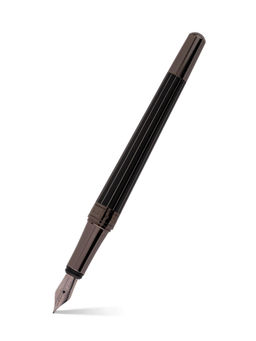 Hugo Boss - Essential Pinstripe Fountain Pen (Medium) - Black