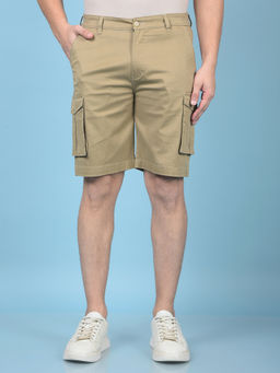 CRIMSOUNE CLUB - Men Khaki Cargo Shorts