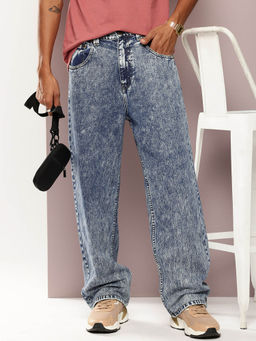 DILLINGER - Men Blue Denim Baggy Fit Jeans