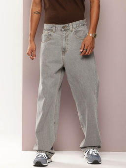 DILLINGER - Men Grey Denim Baggy Fit Jeans