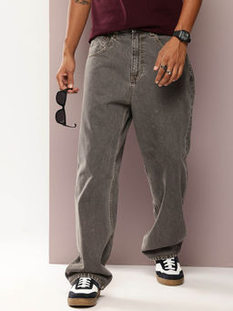 DILLINGER - Men Grey Denim Baggy Fit Jeans