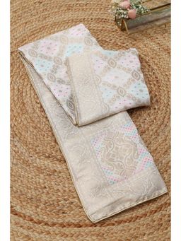 Soch - Multi-Color Printed Zari Dupatta