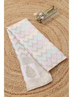 Soch - Multi-Color Printed Zari Dupatta