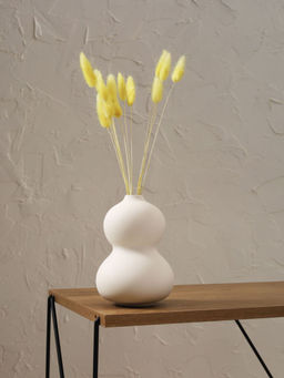 PUREZENTO - Oreo Decorative Vase for Home Centre Table Flowers Pot Bedroom Side Corners