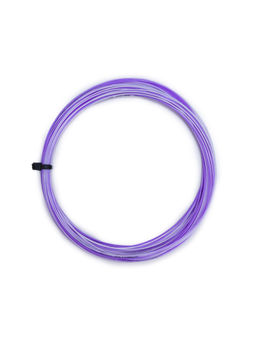 Li-Ning - AP70 Dual Colored Badminton Racket String (White-Purple, Pack of 1)