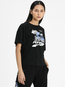 Puma - Evide Graphic Womens Black T-shirt