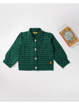 Avokiddos - Girls Green Goblin Winter Jacket