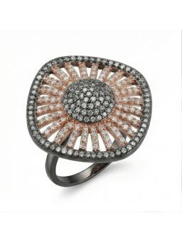 Nuyug - White Brass Silver Plated Ring