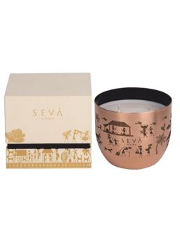 SEVA HOME - Dil Se Heirloom Rose Gold Scented CandleClassic, Luxury Festive Gift