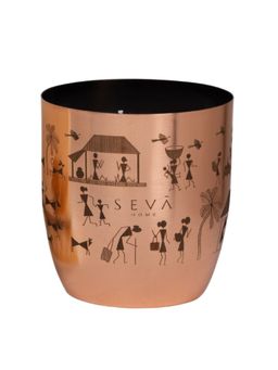SEVA HOME - Dil Se Heirloom Rose Gold Scented CandleLarge, Festive Gift & Home Décor