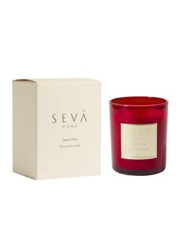 SEVA HOME - Signature Sweet Pea Scented Candle Gift Box Soy Wax Luxury Home Décor
