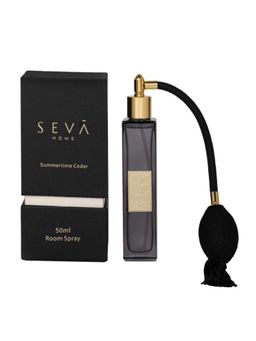 SEVA HOME - Summertime Cedar Room Spray (50Ml) Long-Lasting Scent Freshens Rooms