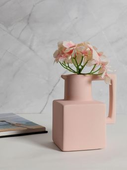 Bonhomie - Light Pink Solid Minimalistic Ceramic Vase