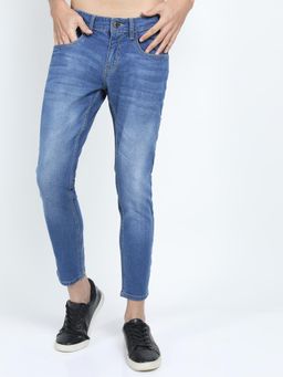 HIGHLANDER - Men Blue Skinny Fit Light Fade Mid Rise Stretchable Jeans