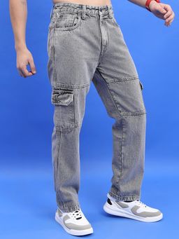 HIGHLANDER - Men Straight Fit Heavy Fade Jeans