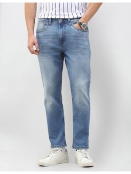 U.S. Polo Assn. Denim Co. - Mens Cole Comfort Cropped Fit Blue Jeans