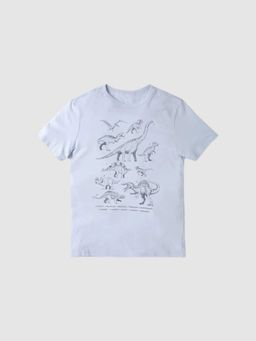 GAP - Boys Blue Slim Graphic Crew Neck T-Shirt