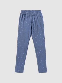 GAP - Kids Blue Print Skinny Mid-Rise Leggings